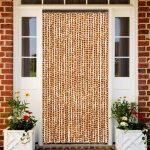 Vidaxl rideau anti - mouches ocre et blanc 118x220 cm chenille rideau anti - mouche de porte rideau d?insectes ... Vidaxl rideau anti - mouches ocre et blanc 118x220 cm chenille rideau anti - mouche de porte rideau d?insectes ...