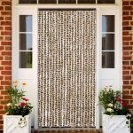 Vidaxl rideau anti - mouches store anti - insectes avec crochet rideau de porte longueur et largeur rglables ...