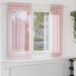 Vidaxl rideaux en voile avec ?illets 2 pcs rose 140x140 cm rideau en filet rideau transparent voile de ... Vidaxl rideaux en voile avec ?illets 2 pcs rose 140x140 cm rideau en filet rideau transparent voile de ...