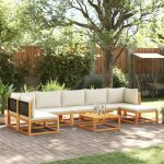 Vidaxl ensemble de canapés de jardin 8 pièces avec coussins en bois dacacia et rotin 3278891 Vidaxl ensemble de canapés de jardin 8 pièces avec coussins en bois dacacia et rotin 3278891