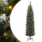 Vidaxl sapin de no�l artificiel mince 300 led 240 cm 3315782