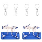 Vidaxl siges de balanoire avec cordes 2 pcs aire de jeux pour enfants de 3 ans et plus jeu dextrieur ...