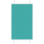 Vidaxl store pliss� vert p�trole 80x150 cm largeur du tissu 794 cm store pliss� de fen�tre store accord�on ...