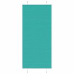 Vidaxl store pliss� vert p�trole 85x200 cm largeur du tissu 844 cm store pliss� de fen�tre store accord�on ...