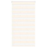 Vidaxl store z�bre beige marbr� largeur du tissu 759 cm polyester store � enrouleur z�br� store z�br� ...