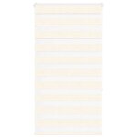 Vidaxl store z�bre beige marbr� largeur du tissu 809 cm polyester store � enrouleur z�br� store z�br� ...