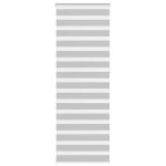 Vidaxl store z�bre gris clair largeur du tissu 809 cm polyester store � enrouleur z�br� store z�br� pour ...