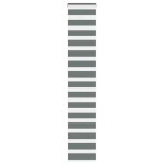 Vidaxl store z�bre gris fonc� largeur du tissu 409 cm polyester store � enrouleur z�br� store z�br� pour ...