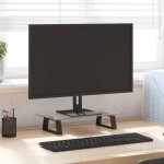 Vidaxl support de moniteur support dordinateur avec rangement r�hausseur d?�cran pour ordinateur bureau ...