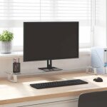 Vidaxl support de moniteur support dordinateur avec rangement rhausseur d?cran pour ordinateur bureau ...