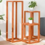 Vidaxl supports pour plantes 3 pcs, tables de pots de fleurs, tabourets  plantes salon salle  manger ...