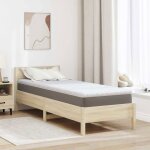 Vidaxl sur - matelas 70 x 200 cm mousse pu blanc - prot�ge - matelas respirant et confortable