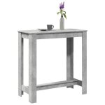 Vidaxl table de bar gris béton 102x50x1035 cm bois dingénierie table de pub table haute table de tabouret ... Vidaxl table de bar gris béton 102x50x1035 cm bois dingénierie table de pub table haute table de tabouret ...