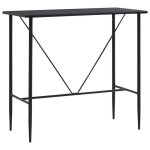 Vidaxl table de bar table de pub table de bistrot table de comptoir table de cuisine table de salle  ...