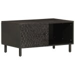 Vidaxl table basse table dappoint avec pieds et porte bout de canap� avec rangement meuble de salon moderne ...