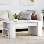 Vidaxl table basse table dappoint avec rangement bout de canap meuble de salon salle de sjour moderne ...