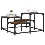 Vidaxl table basse chne marron 68x68x40 cm bois dingnierie 837751