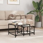 Vidaxl tables basses gigognes 2 pcs dessus en verre noir acier table gigogne table gigogne moderne table ... Vidaxl tables basses gigognes 2 pcs dessus en verre noir acier table gigogne table gigogne moderne table ...