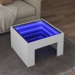 Vidaxl table basse avec led infini blanc 50x50x30 cm table dappoint table de salon table latérale bout ... Vidaxl table basse avec led infini blanc 50x50x30 cm table dappoint table de salon table latérale bout ...