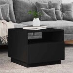 Vidaxl table basse avec lumi�res led table dappoint bout de canap� meuble de salon salle de s�jour moderne ...