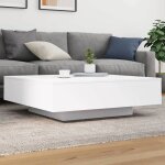 Vidaxl table basse avec lumi�res led, table d'appoint, bout de canap�, meuble de salon salle de s�jour, ...