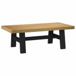Vidaxl table basse noain pieds en forme de a 120x60x40 cm massif pin table table en bois table rustique ...