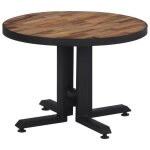 Vidaxl table basse ronde Ø55x40 cm teck de récupération massif 358513 Vidaxl table basse ronde Ø55x40 cm teck de récupération massif 358513