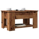 Vidaxl table basse vieux bois 79x49x41 cm bois dingénierie table basse à dessus relevable table dappoint ... Vidaxl table basse vieux bois 79x49x41 cm bois dingénierie table basse à dessus relevable table dappoint ...
