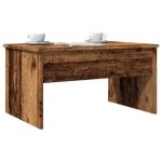 Vidaxl table basse vieux bois 80x505x415 cm bois ding�nierie table basse � dessus relevable bout de canap� ...