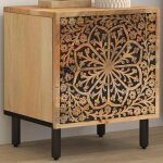 Vidaxl table de chevet armoire de lit avec pieds table de nuit meuble de rangement chambre � coucher ...