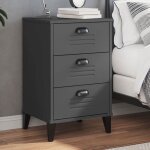 Vidaxl table de chevet, armoire de nuit avec tiroirs, table de tlphone, meuble de rangement chambre, ...
