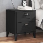 Vidaxl table de chevet, armoire de nuit avec tiroirs, table de tlphone, meuble de rangement chambre, ...