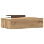 Vidaxl table de chevet ch�ne artisanal 60x35 cm bois d?ing�nierie table dappoint armoire de lit table ...
