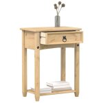 Vidaxl table console corona 55x35x73 cm bois de pin massif, table de canapé, table d'appoint, table console ... Vidaxl table console corona 55x35x73 cm bois de pin massif, table de canapé, table d'appoint, table console ...