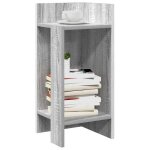 Vidaxl table dappoint avec �tag�re sonoma gris 255x27x60 cm table dextr�mit� table dappoint de canap� ...