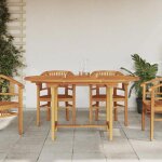 Vidaxl table extensible de jardin 110 - 160x80x75 cm bois de teck solide table dextrieur mobilier de ...