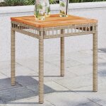 Vidaxl table de jardin table carre table basse meuble de patio table  th dextrieur terrasse cour ...