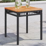 Vidaxl table de jardin table carre table basse meuble de patio table  th dextrieur terrasse cour ...