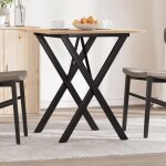 Vidaxl table à manger cadre en x table à dîner table de repas cuisine restaurant intérieur 70x70x75 cm ... Vidaxl table à manger cadre en x table à dîner table de repas cuisine restaurant intérieur 70x70x75 cm ...