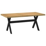 Vidaxl table à manger noain pieds en forme de x 180x90x75cm massif pin table de salle à manger table ... Vidaxl table à manger noain pieds en forme de x 180x90x75cm massif pin table de salle à manger table ...