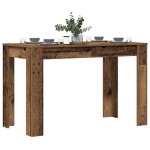 Vidaxl table  manger vieux bois 120x60x76 cm bois dingnierie 855840