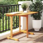 Vidaxl table pliable de balcon 90x60x72 cm bois dacacia solide 364897