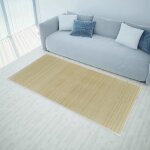 Tapis - vidaxl - rectangulaire - 150 x 200 cm - bambou naturel - antidrapant pvc