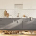 Vidaxl tapis de cuisine multicolore 60x180 cm lavable antid�rapant 136628