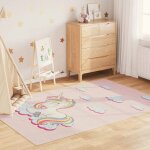 Vidaxl tapis enfants rose 160x230 cm licorne antidérapant lavable 136622 Vidaxl tapis enfants rose 160x230 cm licorne antidérapant lavable 136622