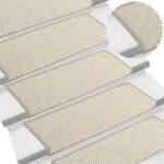 Vidaxl tapis descalier auto - adh�sifs 15 pcs protections descalier antid�rapantes moquettes de marches ...