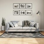 Vidaxl tapis lavable noir et blanc 120x180 cm antidérapant 136605 Vidaxl tapis lavable noir et blanc 120x180 cm antidérapant 136605