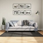 Vidaxl tapis � poils longs aspect brillant moquette de sol tapis de zone carpette de salon bureau chambre ...