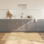 Vidaxl tapis rectangulaire naturel clair 100x200 cm bambou tapis de salon tapis de cuisine tapis rectangulaire ...