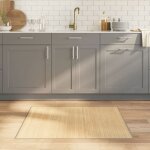 Vidaxl tapis rectangulaire naturel clair 80x100 cm bambou tapis de salon tapis de cuisine tapis rectangulaire ...